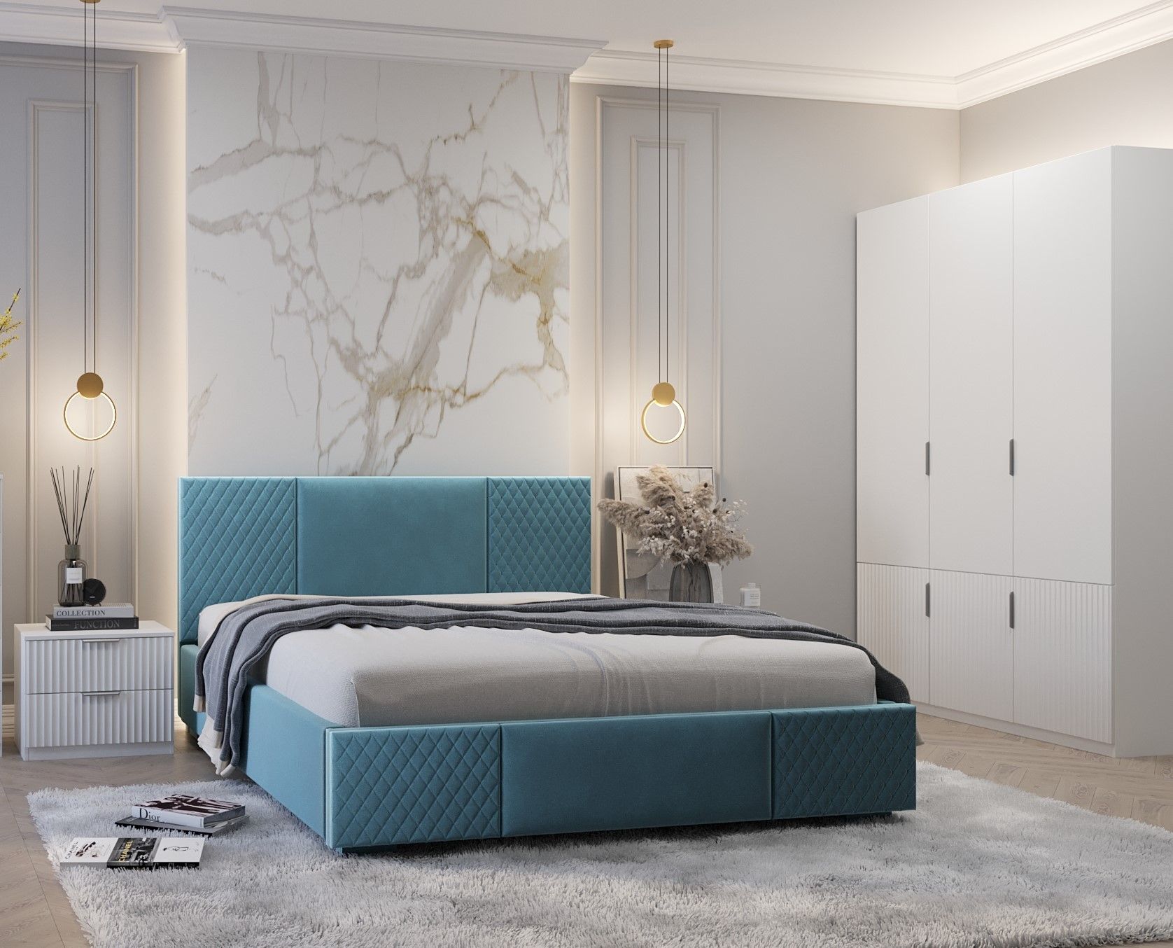 детские кровати с обивкой